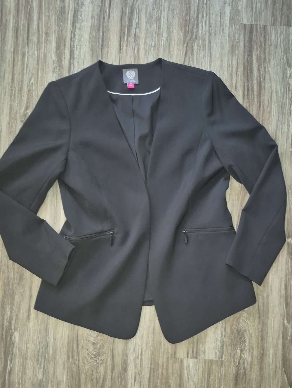Vince Camutu Size 10 Black Blazer